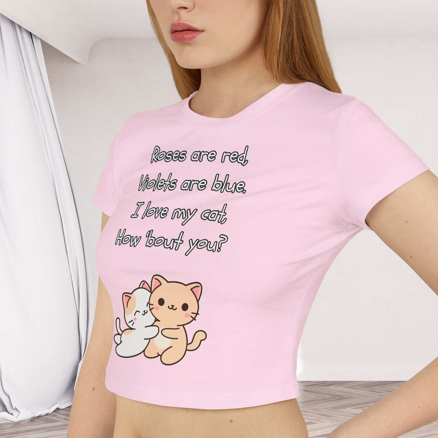 I Love My Cat - Women's Baby Tee