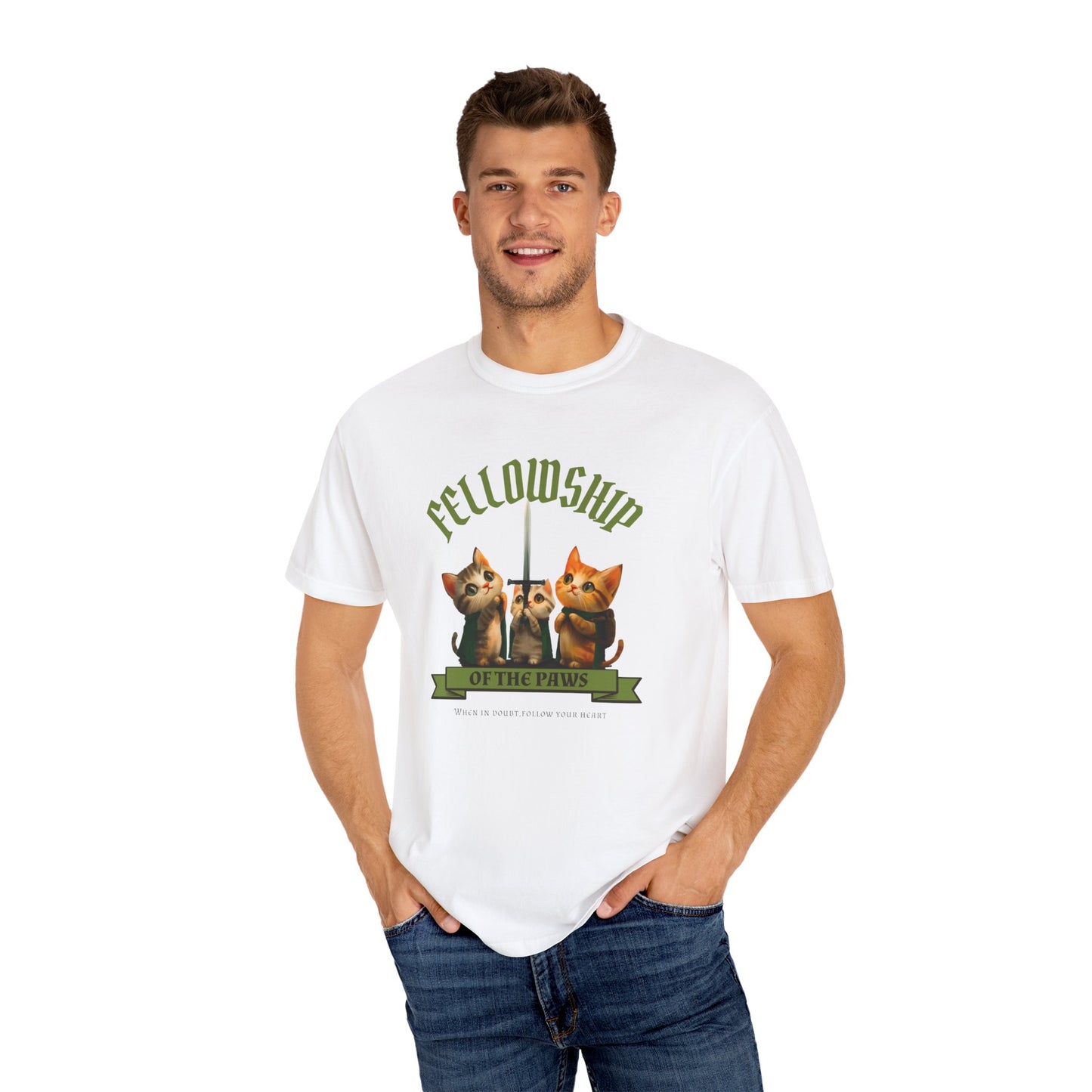 Fellowship of the Paws Men's/Unisex T-Shirt