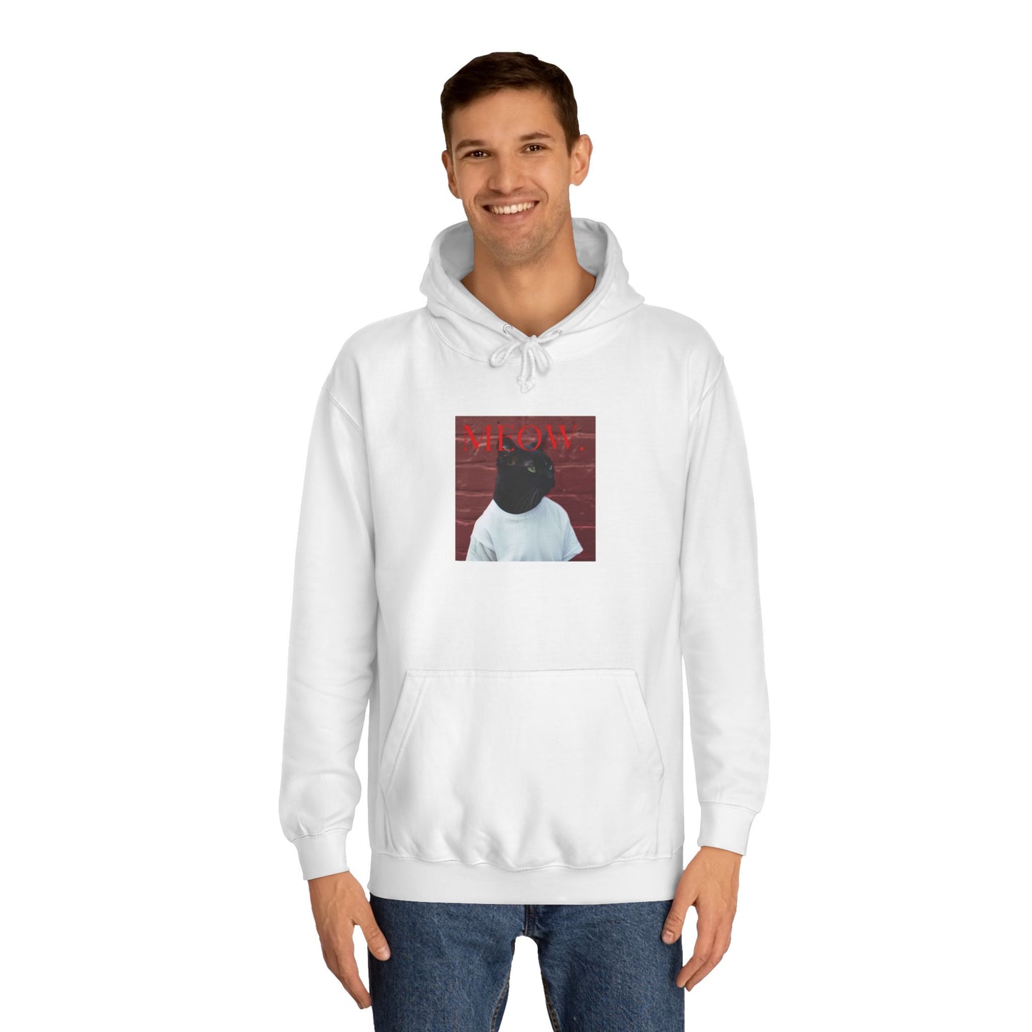 MEOW. Funny Unisex Hoodie