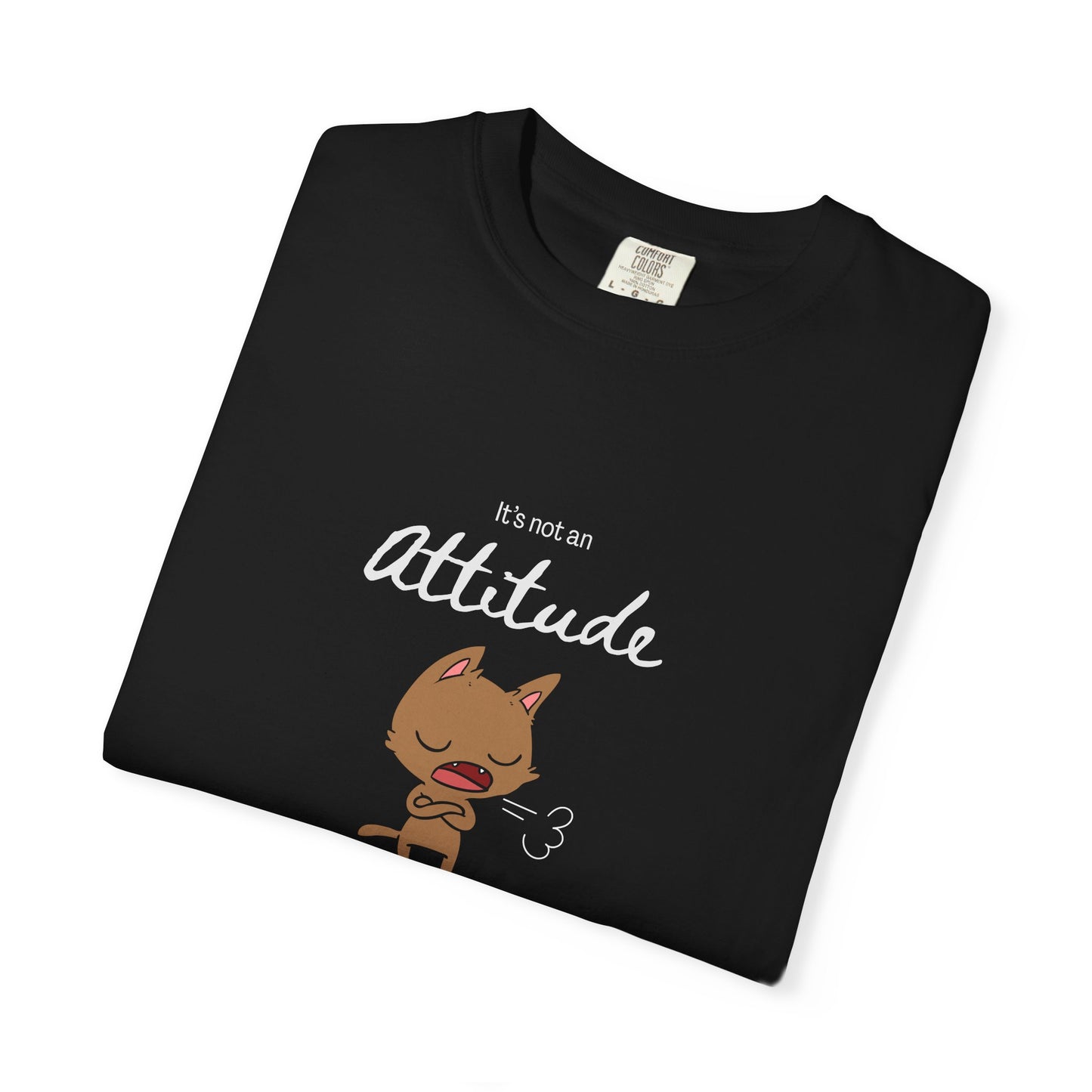 "Cattitude" Funny & Stylish Cat T-Shirt
