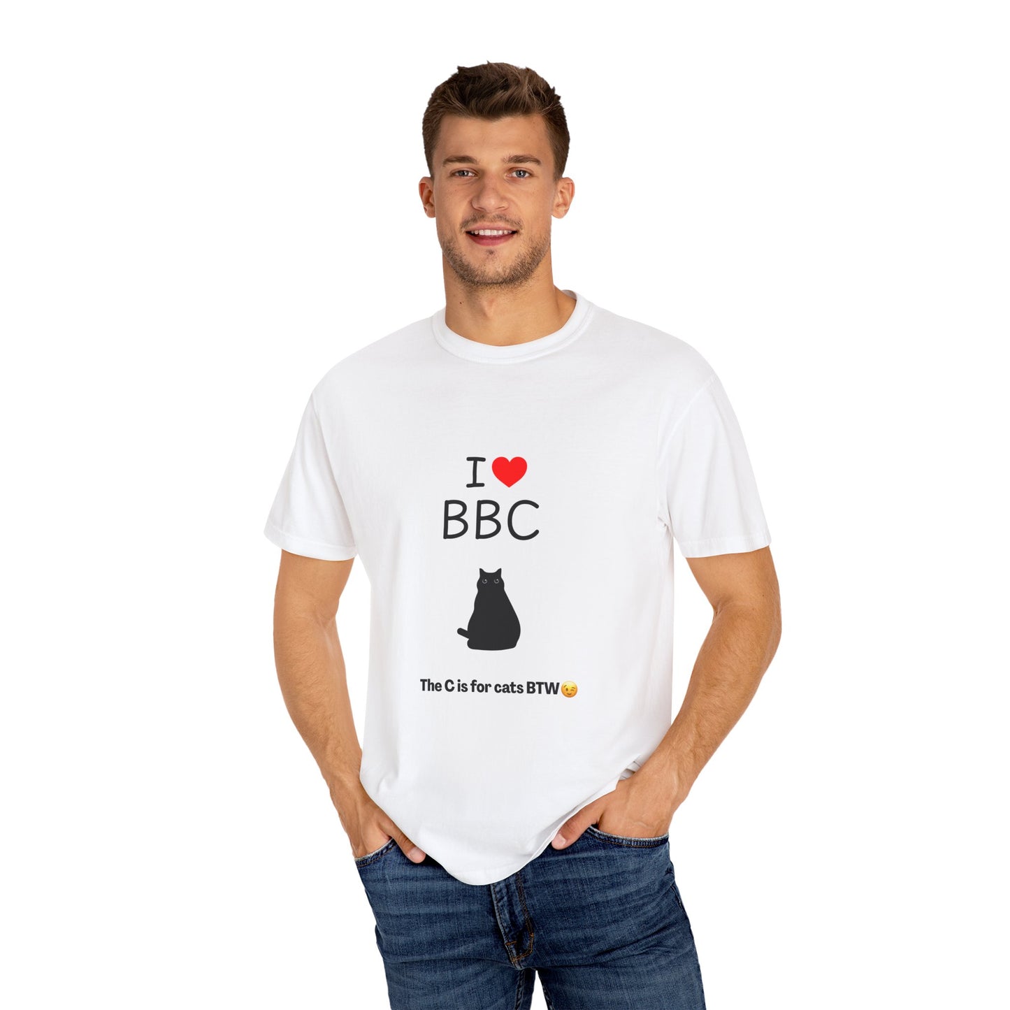 "Big Black Cat" Bold and Edgy Cat T-Shirt