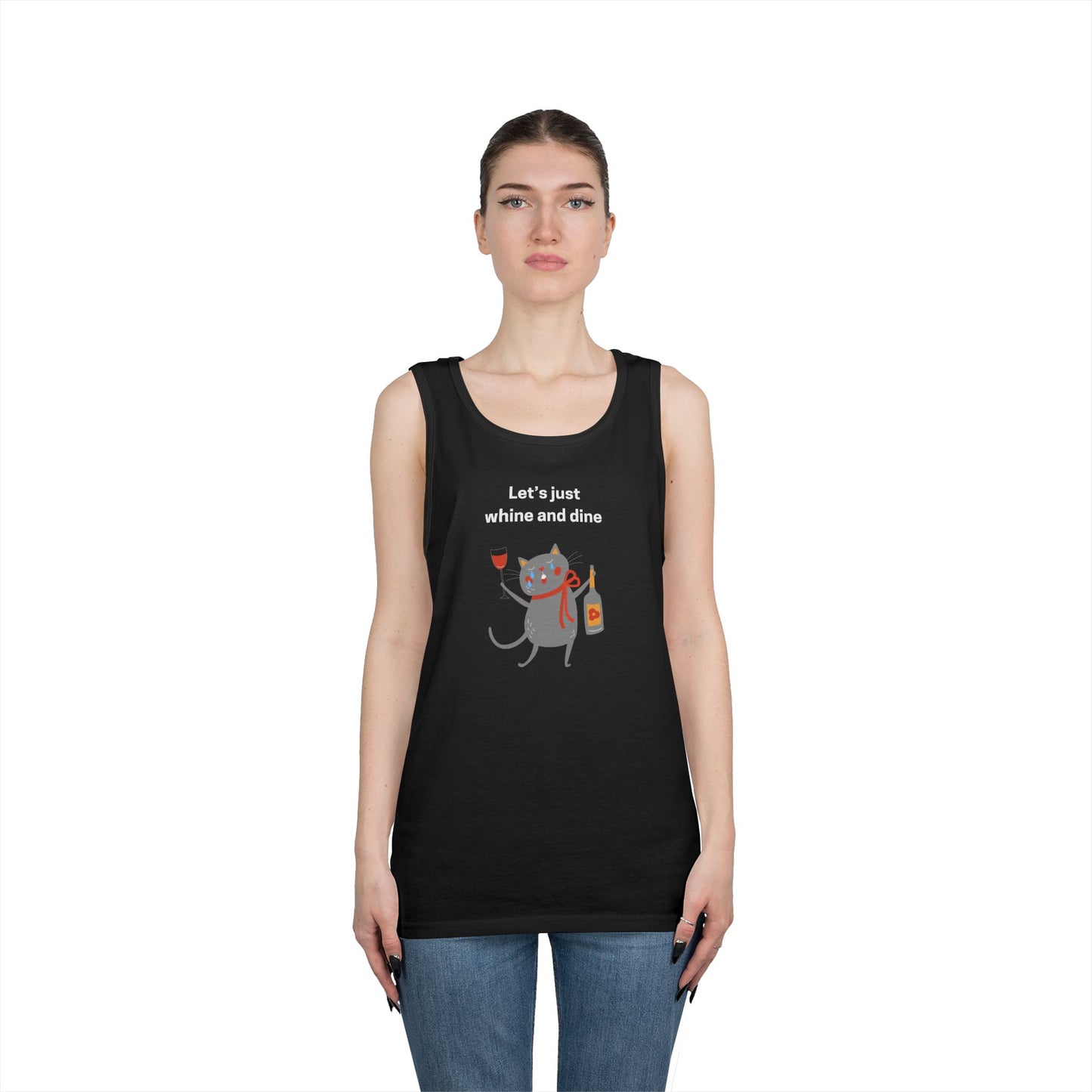 Let's Just Whine and Dine Men's/Unisex Tank Top