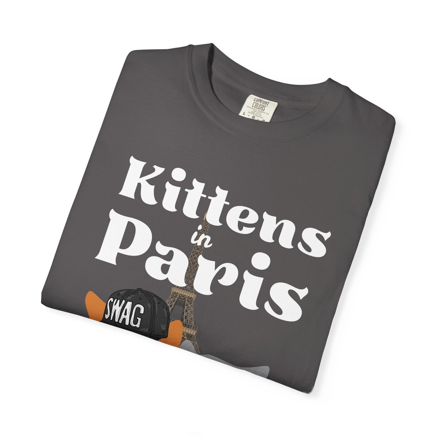 "Kittens in Paris" Funny Cat T-Shirt