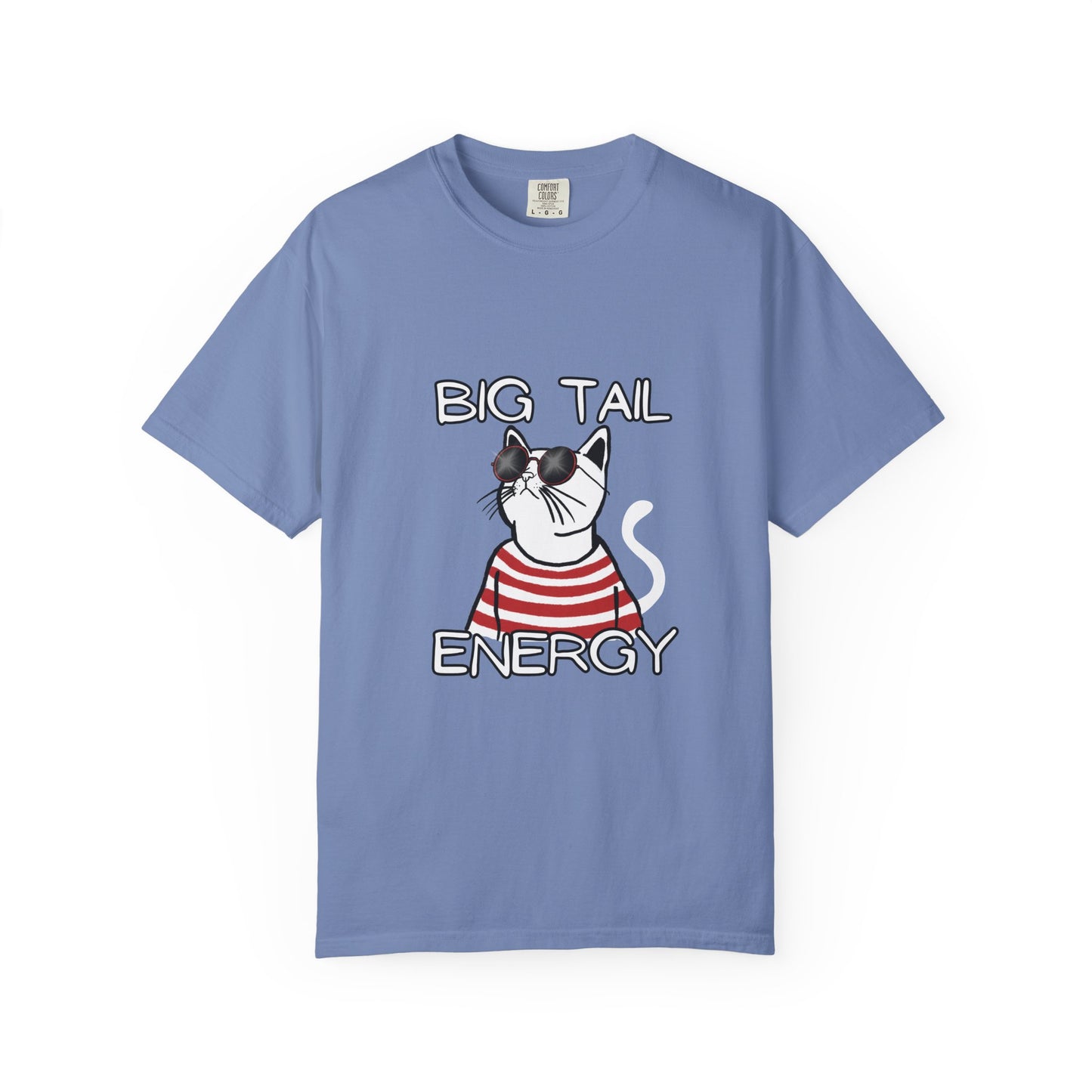 "Big Tail Energy" Men's Bold Edgy Cat T-Shirt