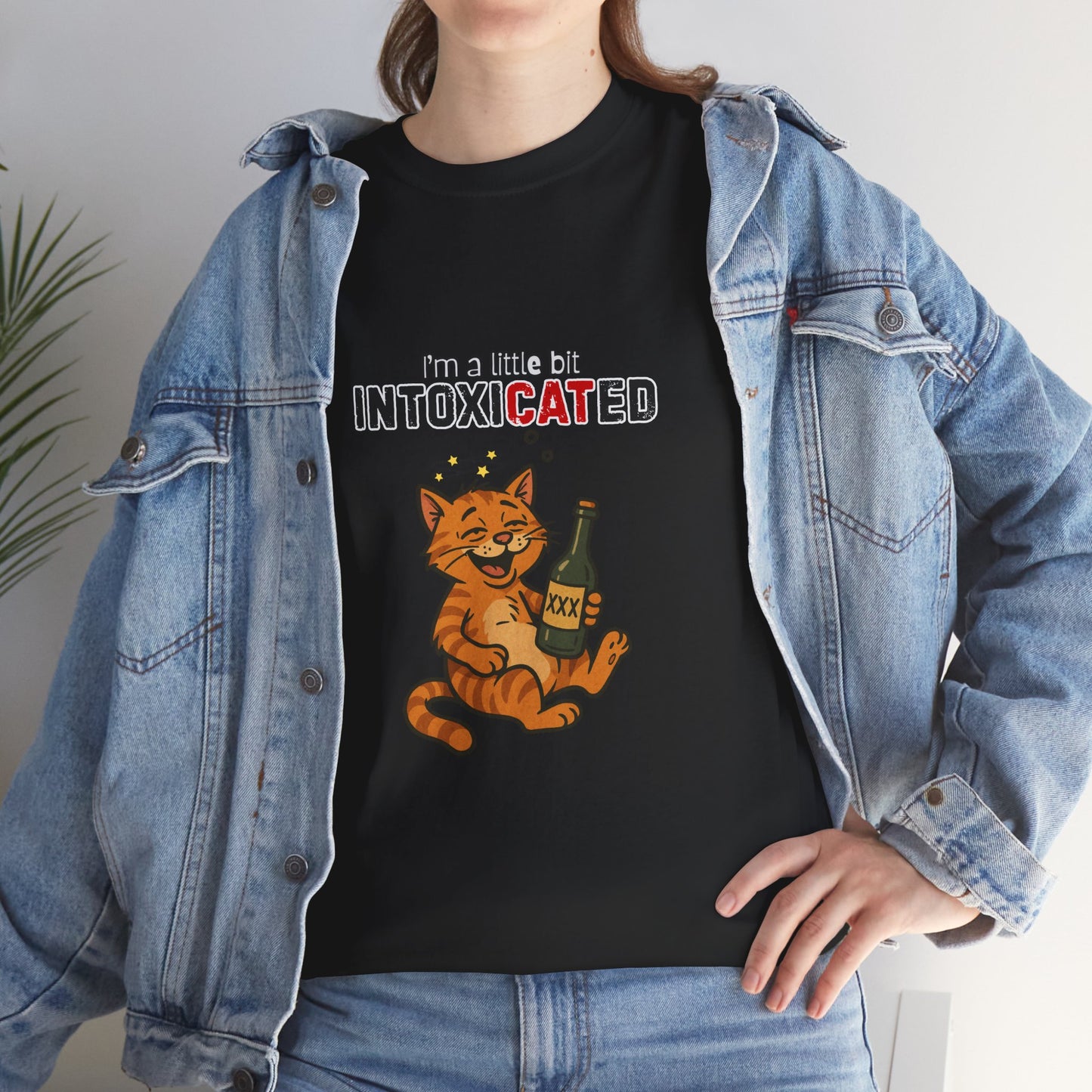"Intoxi-CAT-ed" Funny Women's Cat T-Shirt