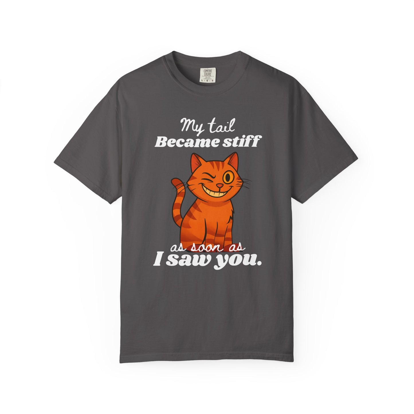 "Stiff Tail" Bold & Edgy Cat T-Shirt