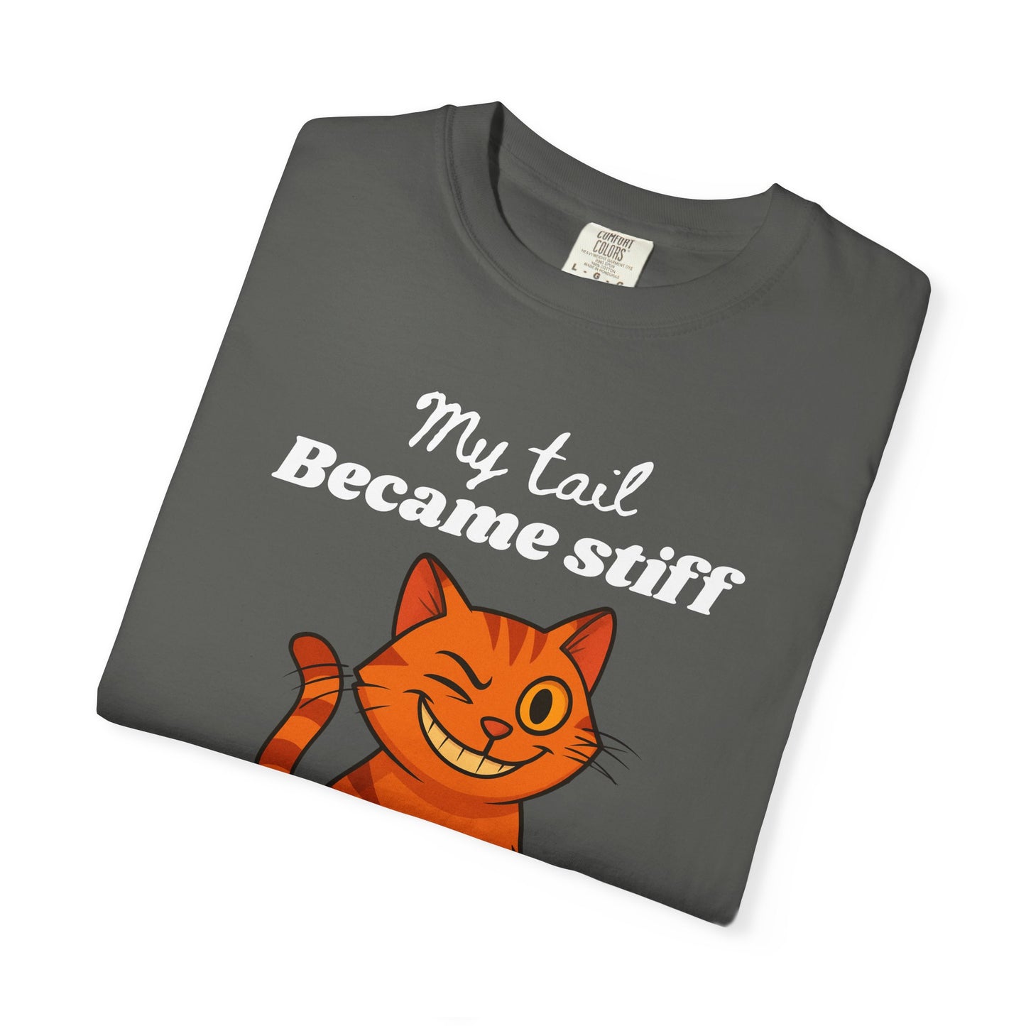 "Stiff Tail" Bold & Edgy Cat T-Shirt
