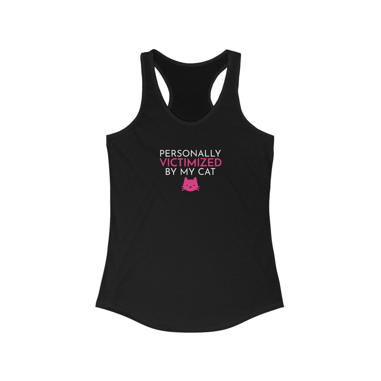 Personally Victimized By My Cat Funny Women's Tank Top