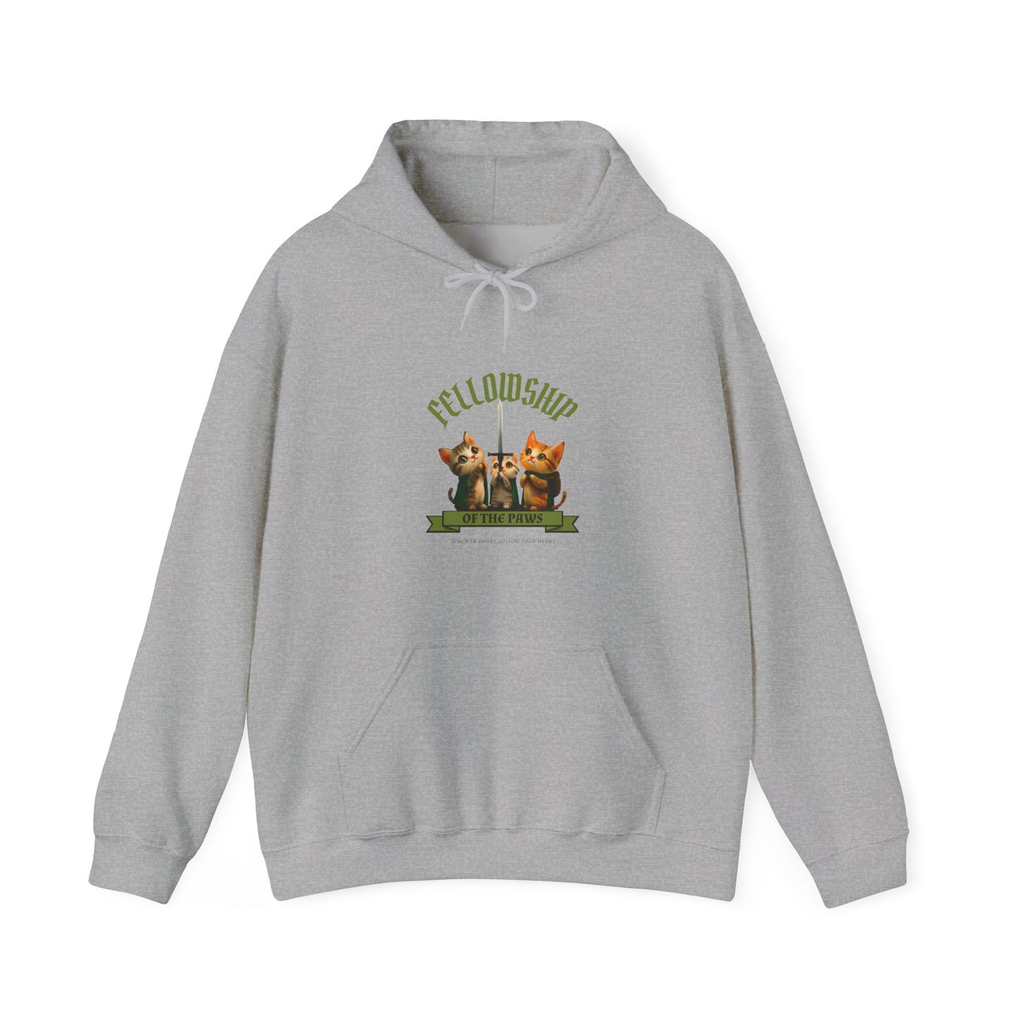 Fellowship of the Paws Funny Unisex Hoodie