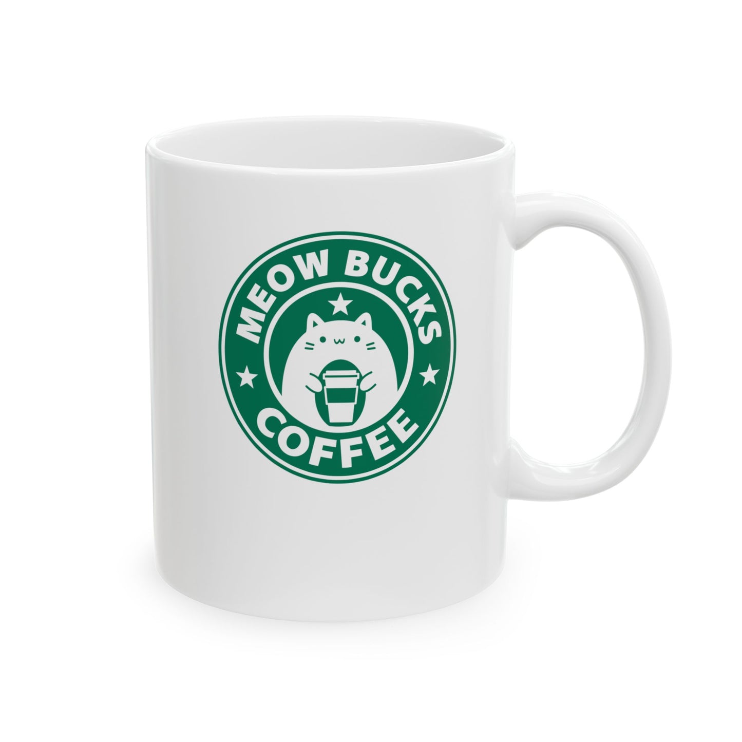 'Meowbucks Coffee' Coffee Mug