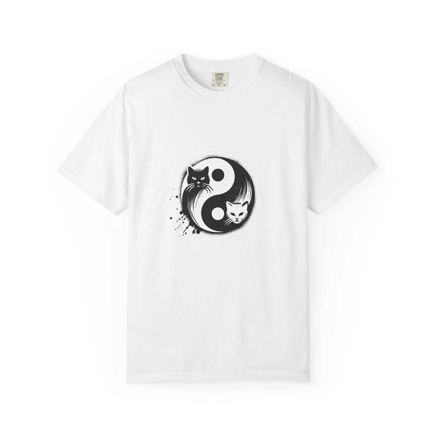 "Yin Yang Cat" Stylish Cat T-Shirt