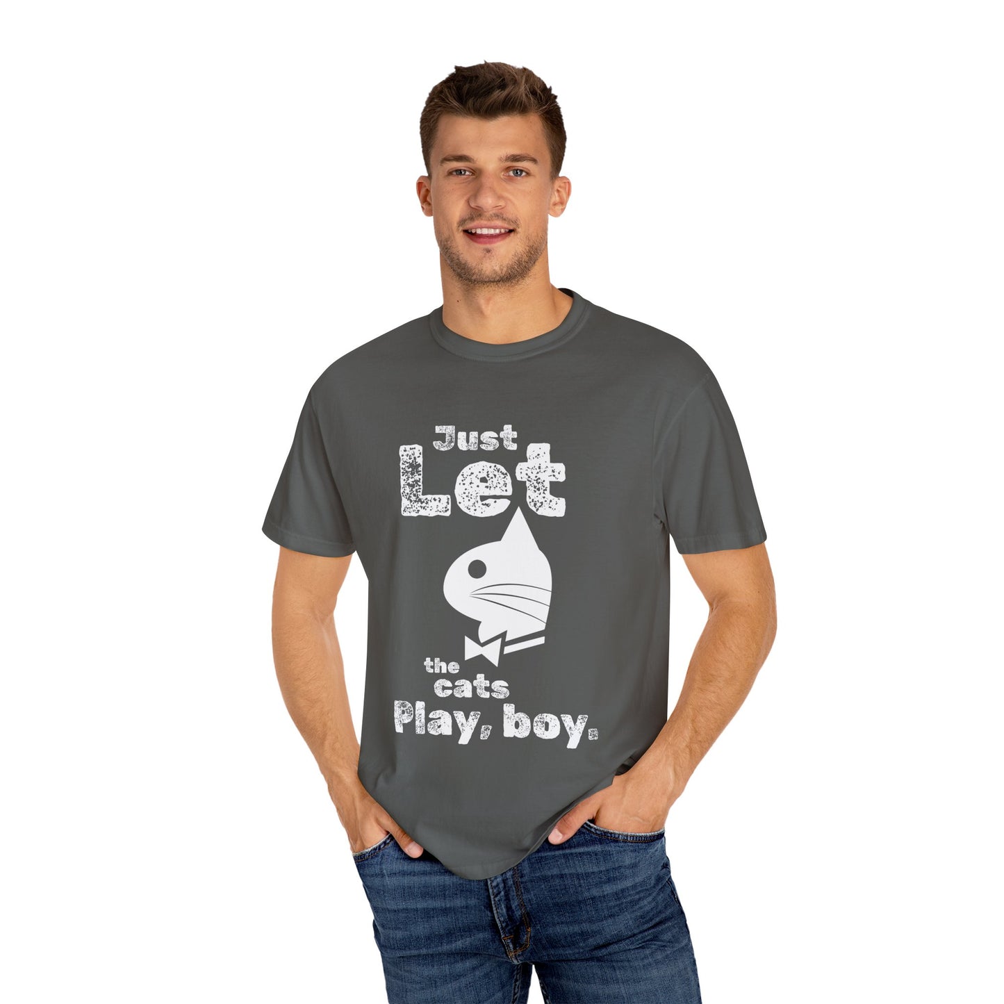"Let the Cats Play, Boy" Bold & Edgy Cat T-Shirt
