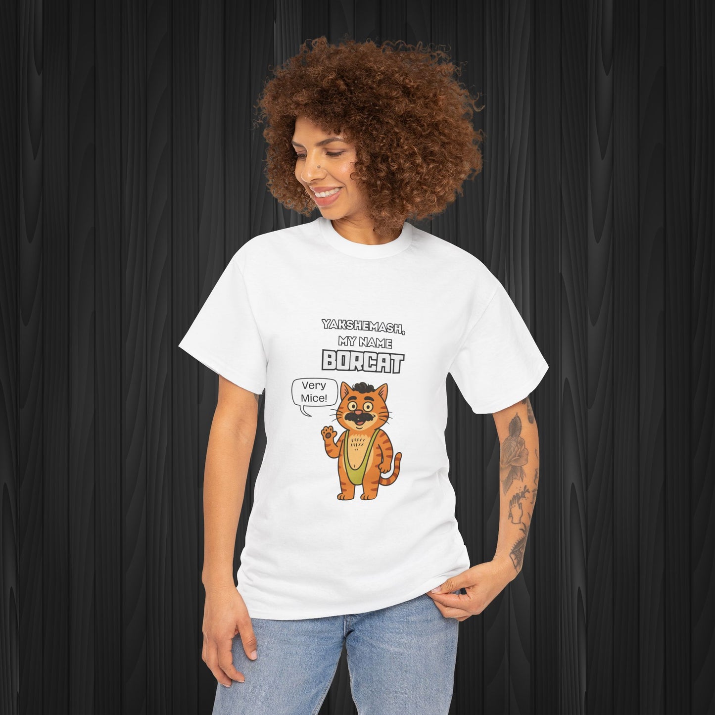 "BORCAT" Hilarious Women's Cat T-Shirt