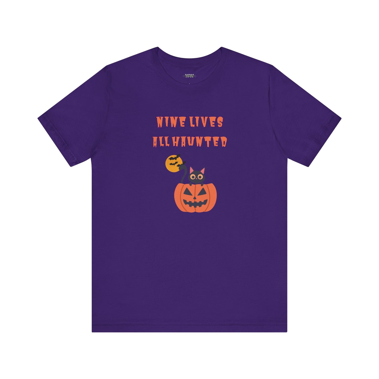 Nine Lives, All Haunted Halloween Unisex Shirt