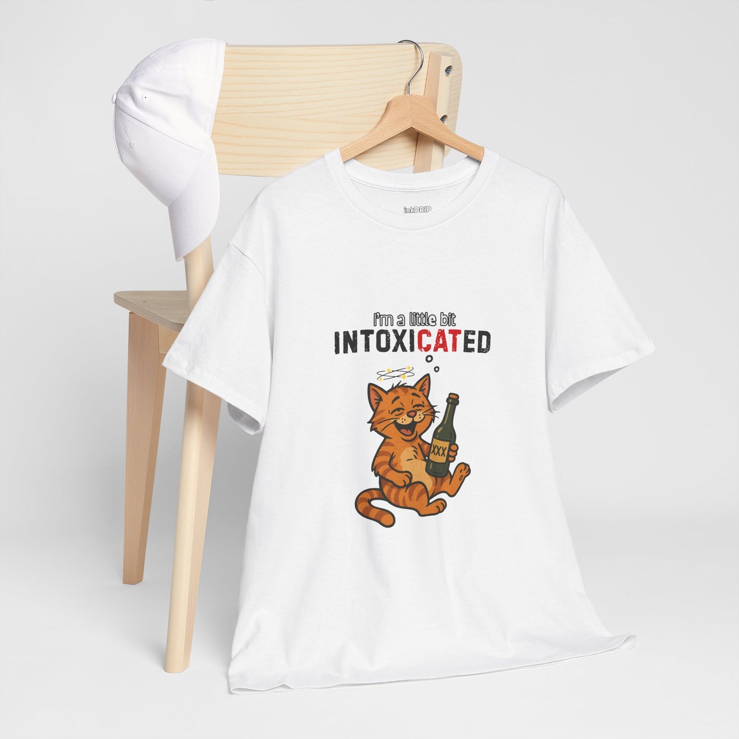 "Intoxi-CAT-ed" Funny Women's Cat T-Shirt