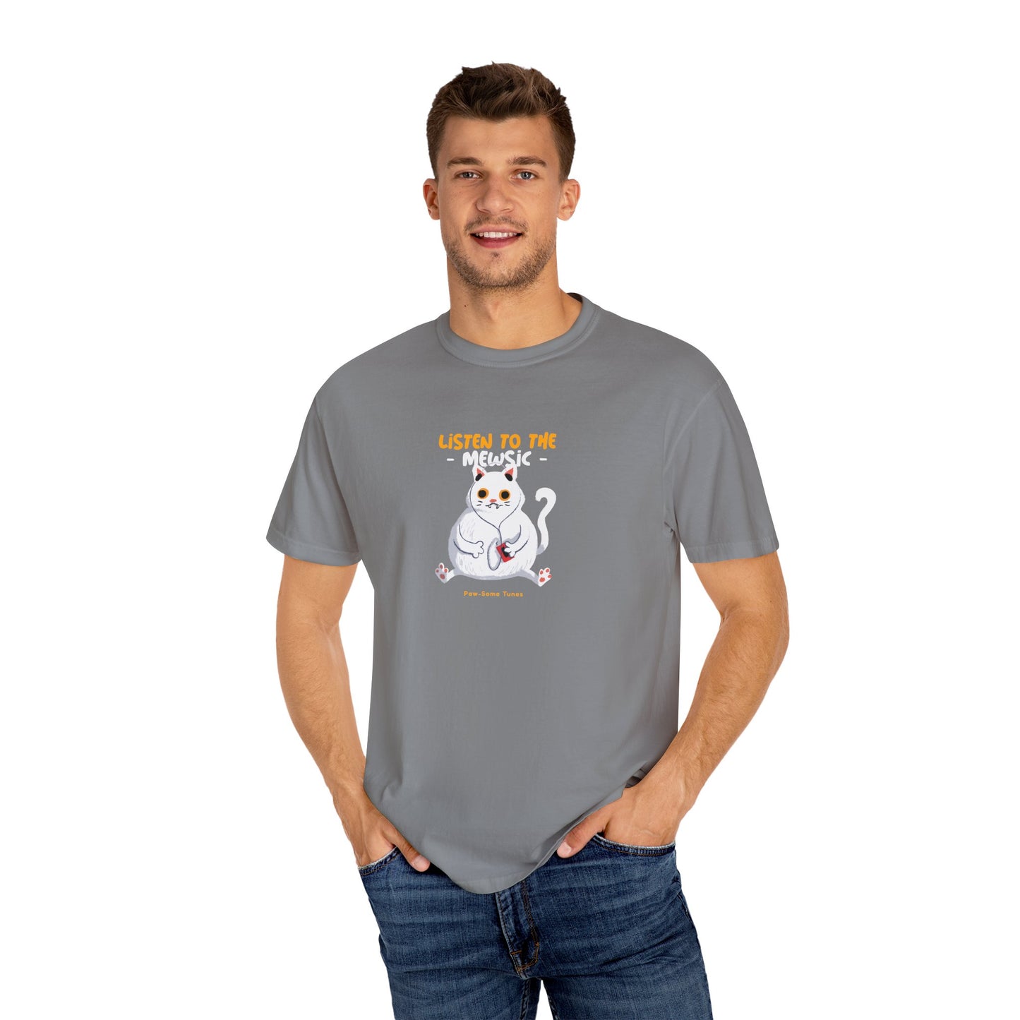 Listen to the Mewsic Men's/Unisex T-Shirt