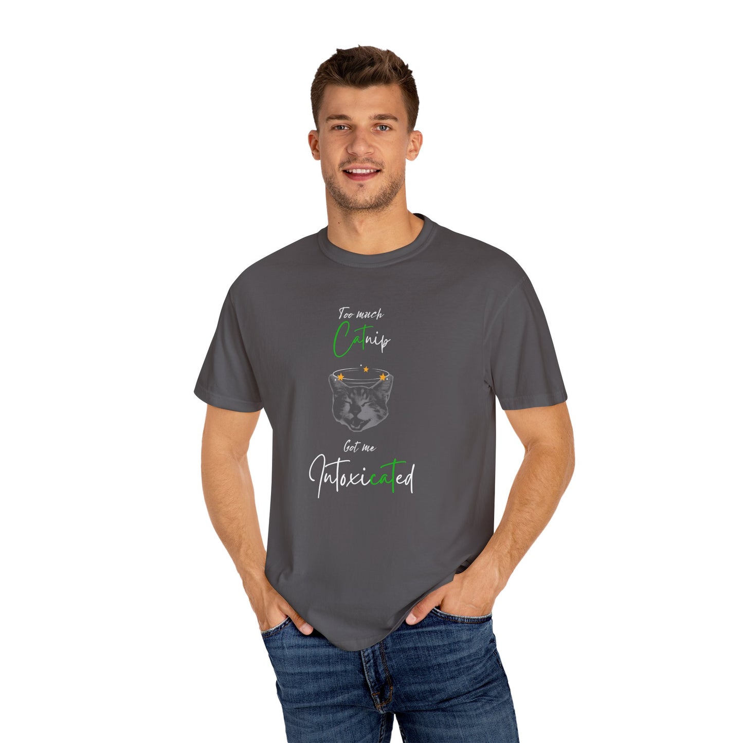 "Intoxicated" Funny Cat T-Shirt