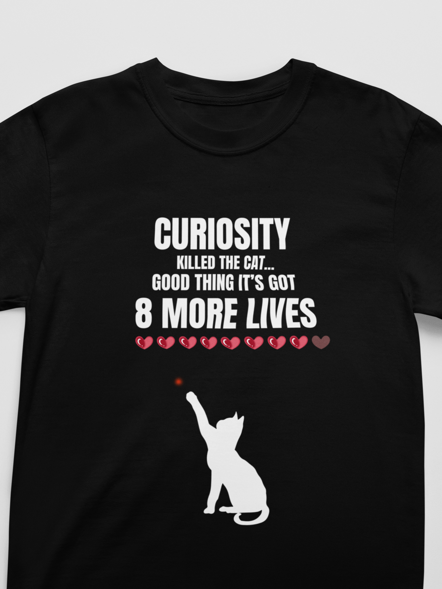 "Curiosity Killed the Cat" Hilarious Cat T-Shirt