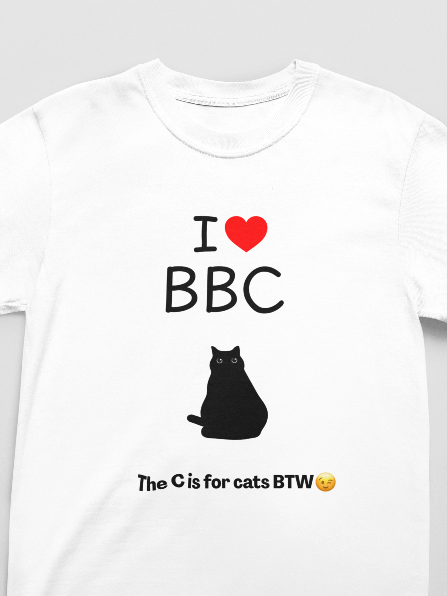 "Big Black Cat" Bold and Edgy Cat T-Shirt