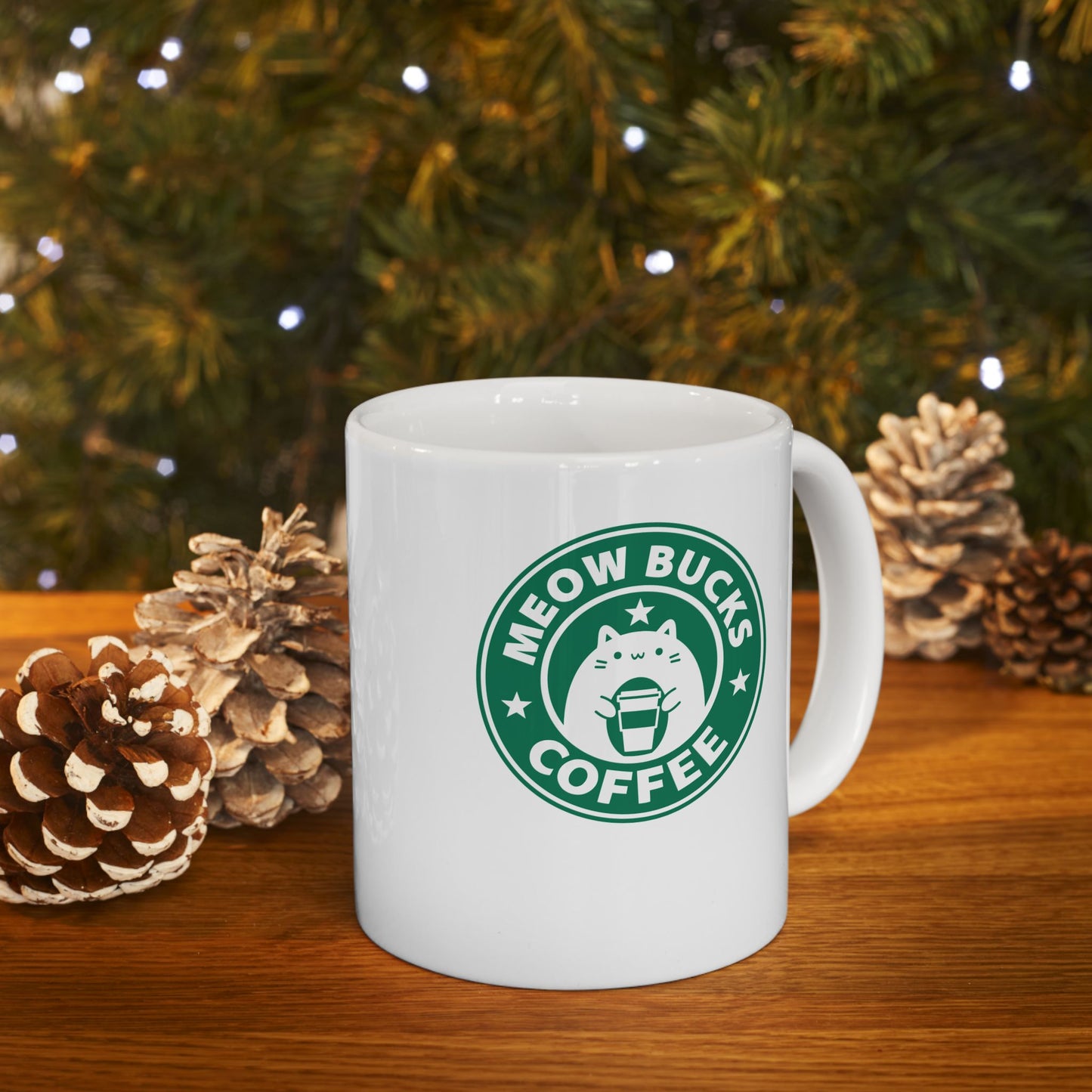 'Meowbucks Coffee' Coffee Mug