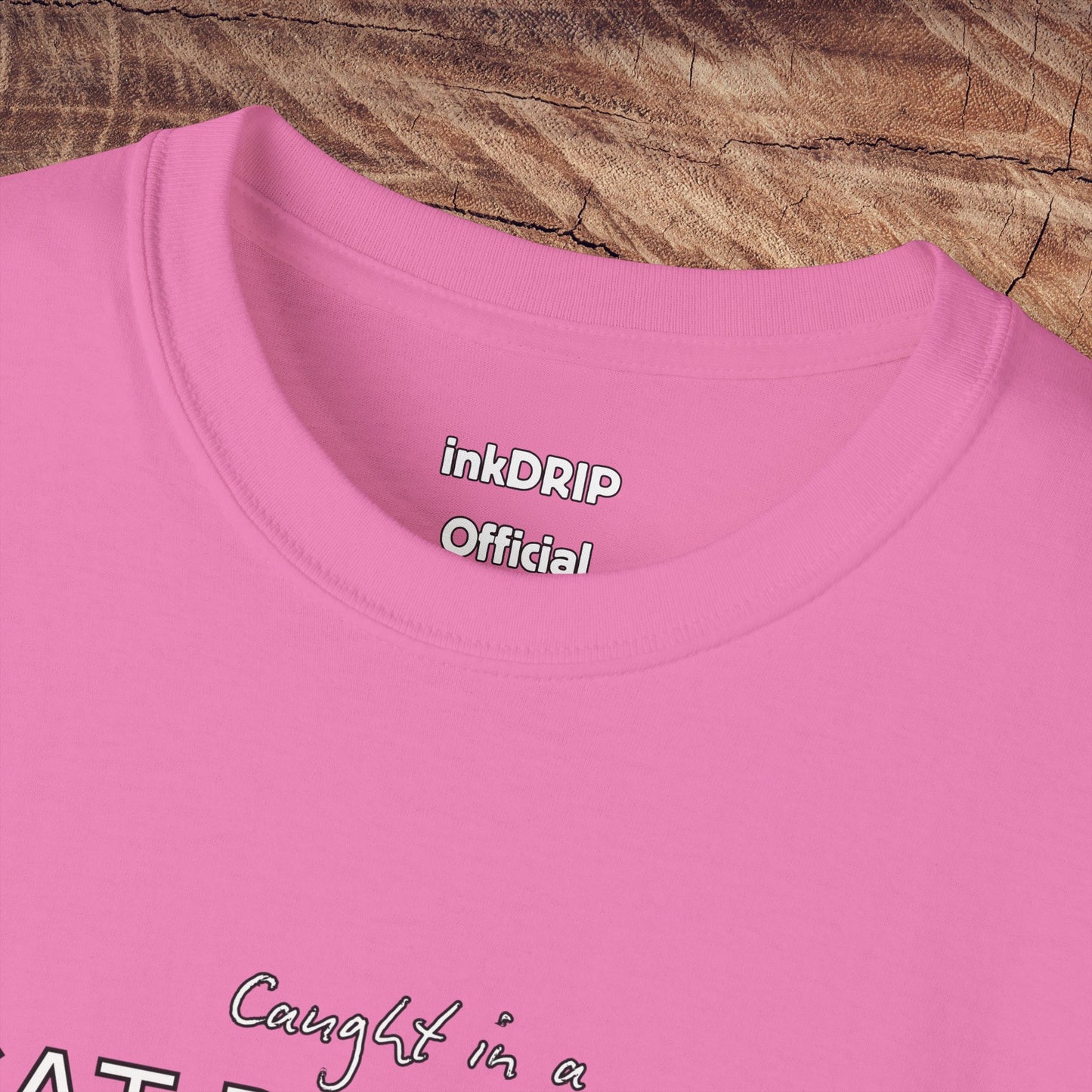 "Caught in a Cat Romance" - Parody T-Shirt for Women