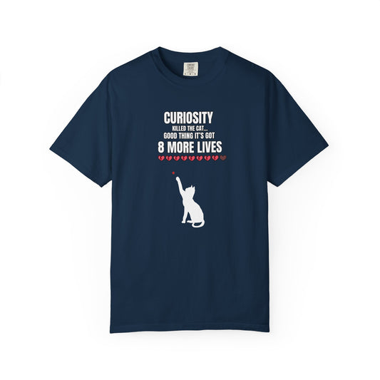 "Curiosity Killed the Cat" Hilarious Cat T-Shirt