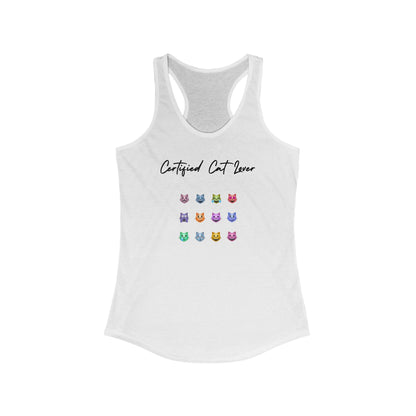 Certified Cat Lover Funny Women's Tank Top
