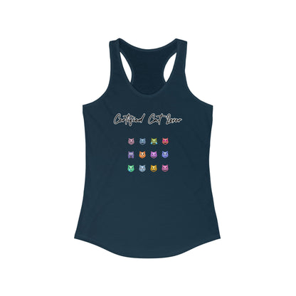 Certified Cat Lover Funny Women's Tank Top