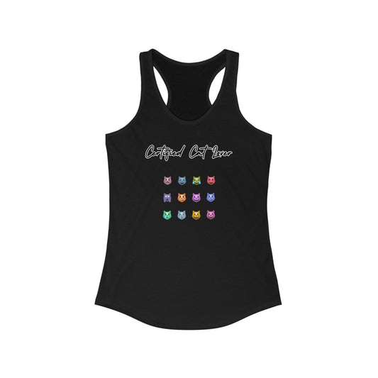 Certified Cat Lover Funny Women's Tank Top