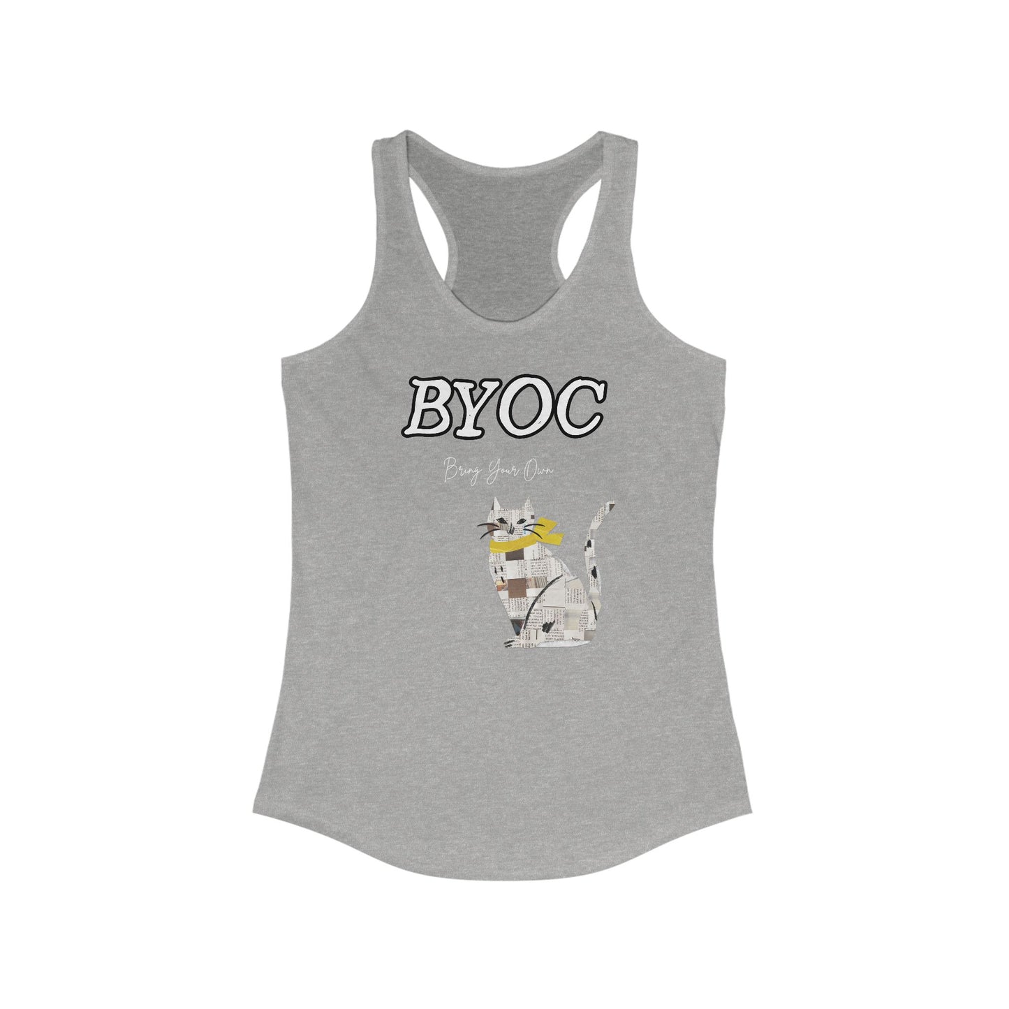 BYOC Bring Your Own Cat Funny Women's Tank Top