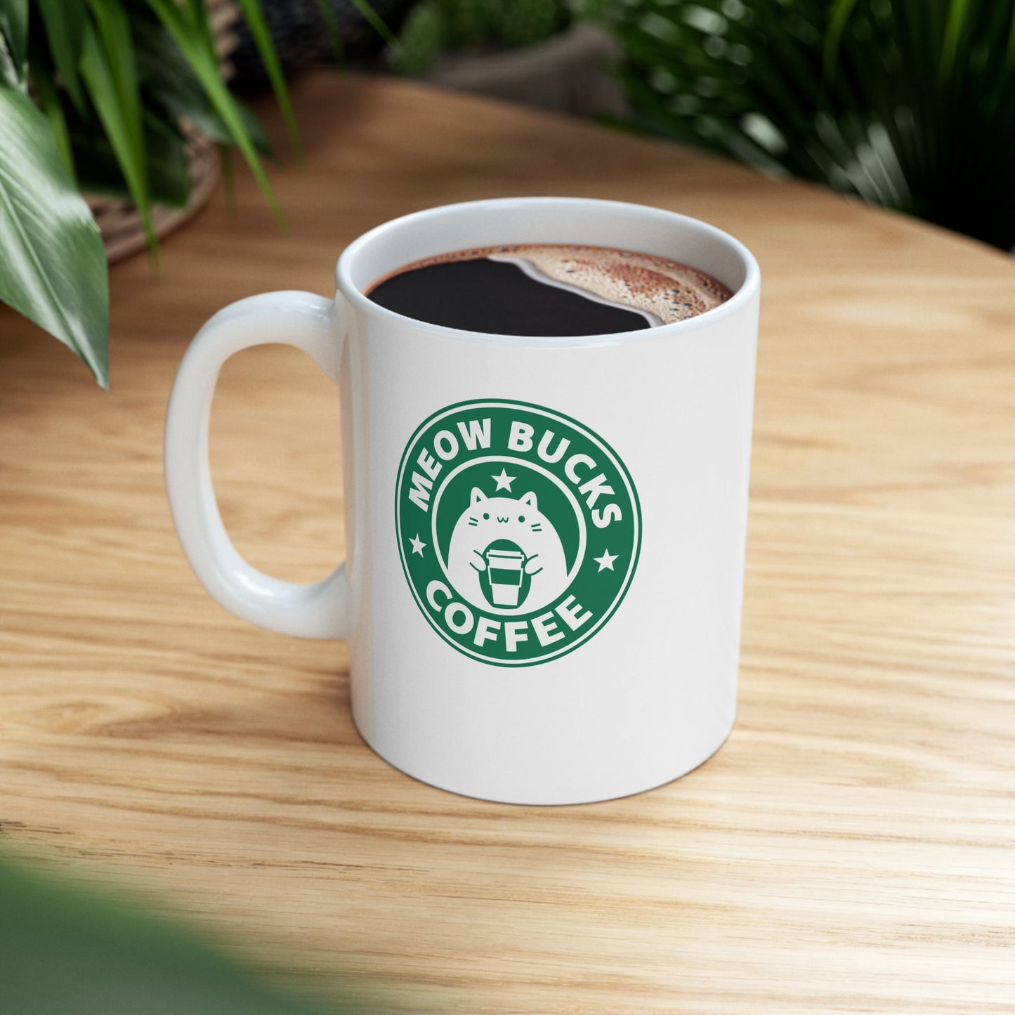 'Meowbucks Coffee' Coffee Mug
