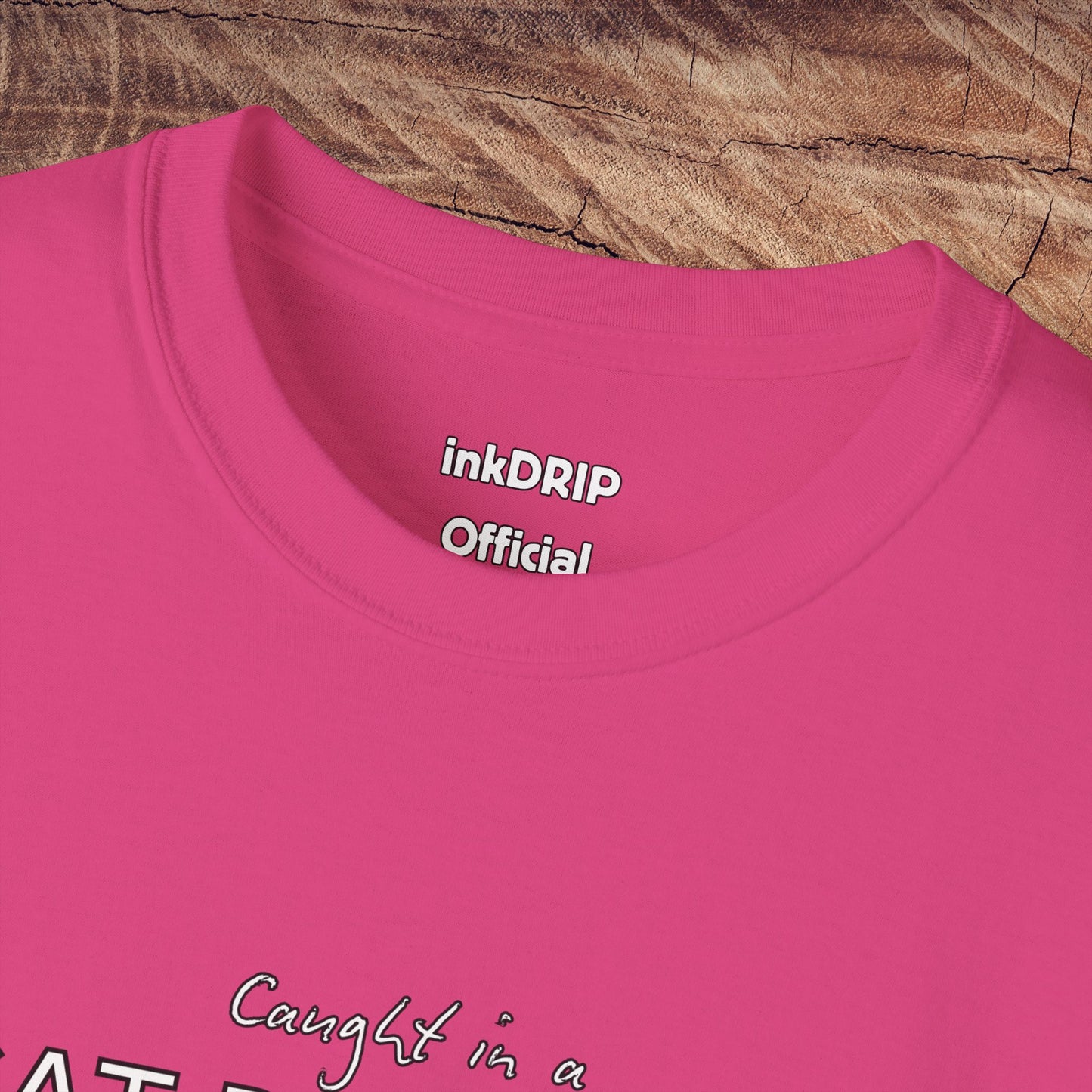 "Caught in a Cat Romance" - Parody T-Shirt for Women