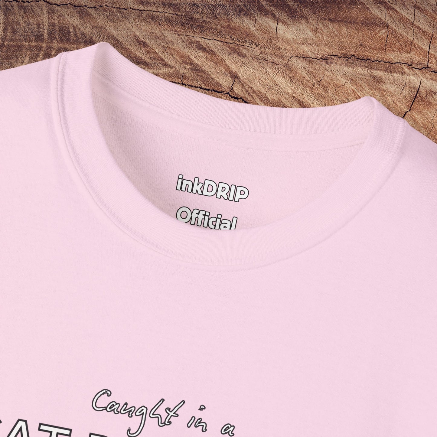 "Caught in a Cat Romance" - Parody T-Shirt for Women