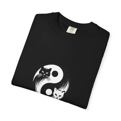 "Yin Yang Cat" Stylish Cat T-Shirt