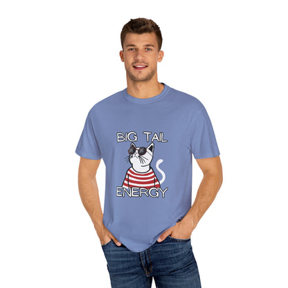 "Big Tail Energy" Men's Bold Edgy Cat T-Shirt