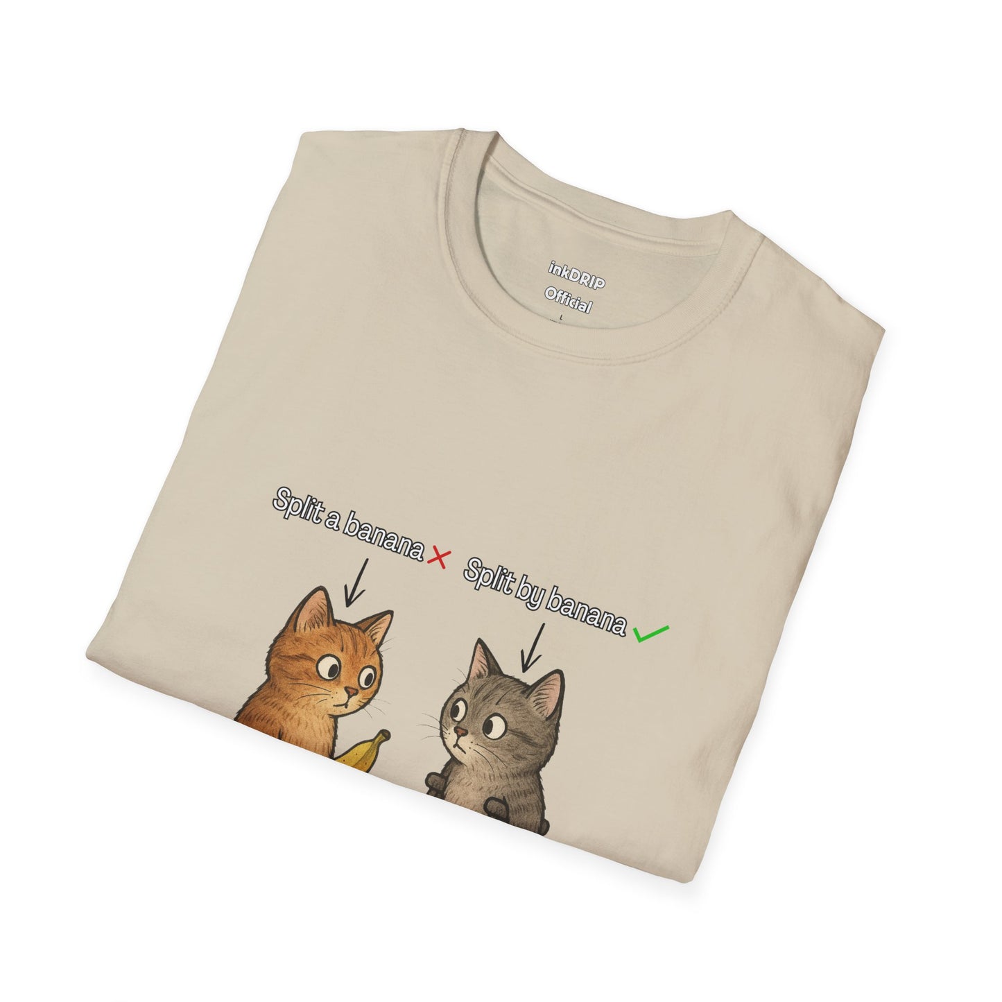 "Banana Split" Funny Cat T-shirt