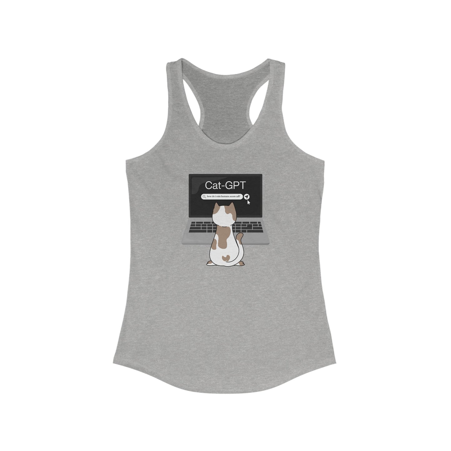 CatGPT Funny Women's Tank Top