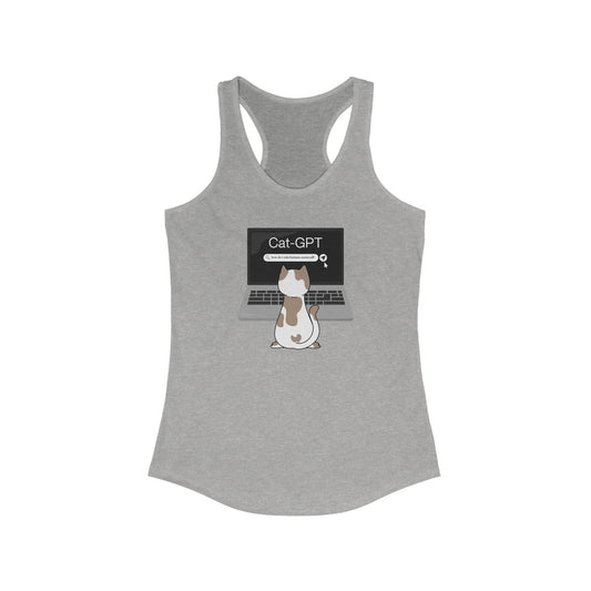 CatGPT Funny Women's Tank Top