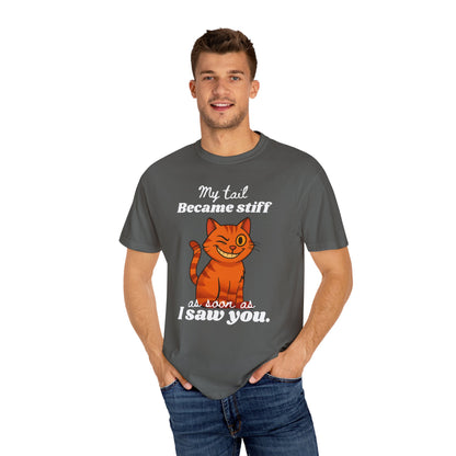 "Stiff Tail" Bold & Edgy Cat T-Shirt