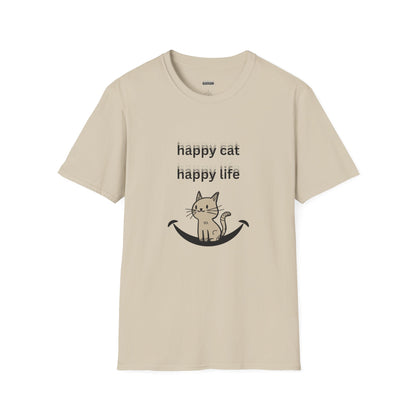 Happy Cat Happy Life Men's/Unisex (Bright Colors)