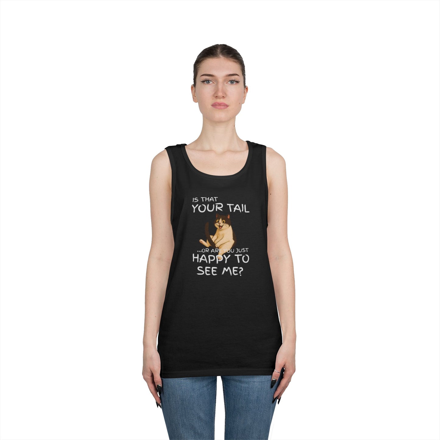 Is That Your Tail or Are You Just Happy to See Me Men's/Unisex Tank Top