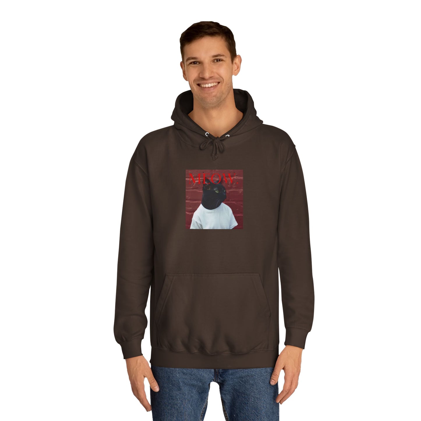 MEOW. Funny Unisex Hoodie