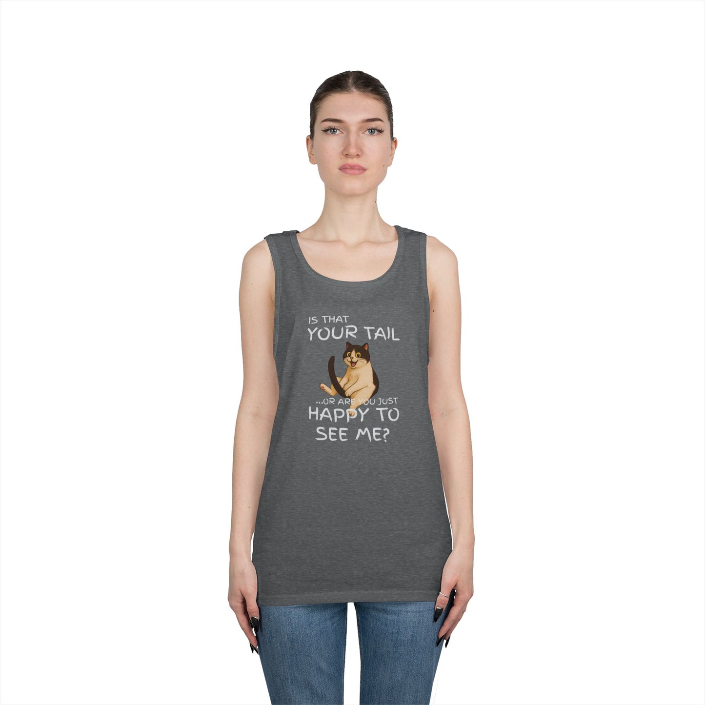 Is That Your Tail or Are You Just Happy to See Me Men's/Unisex Tank Top