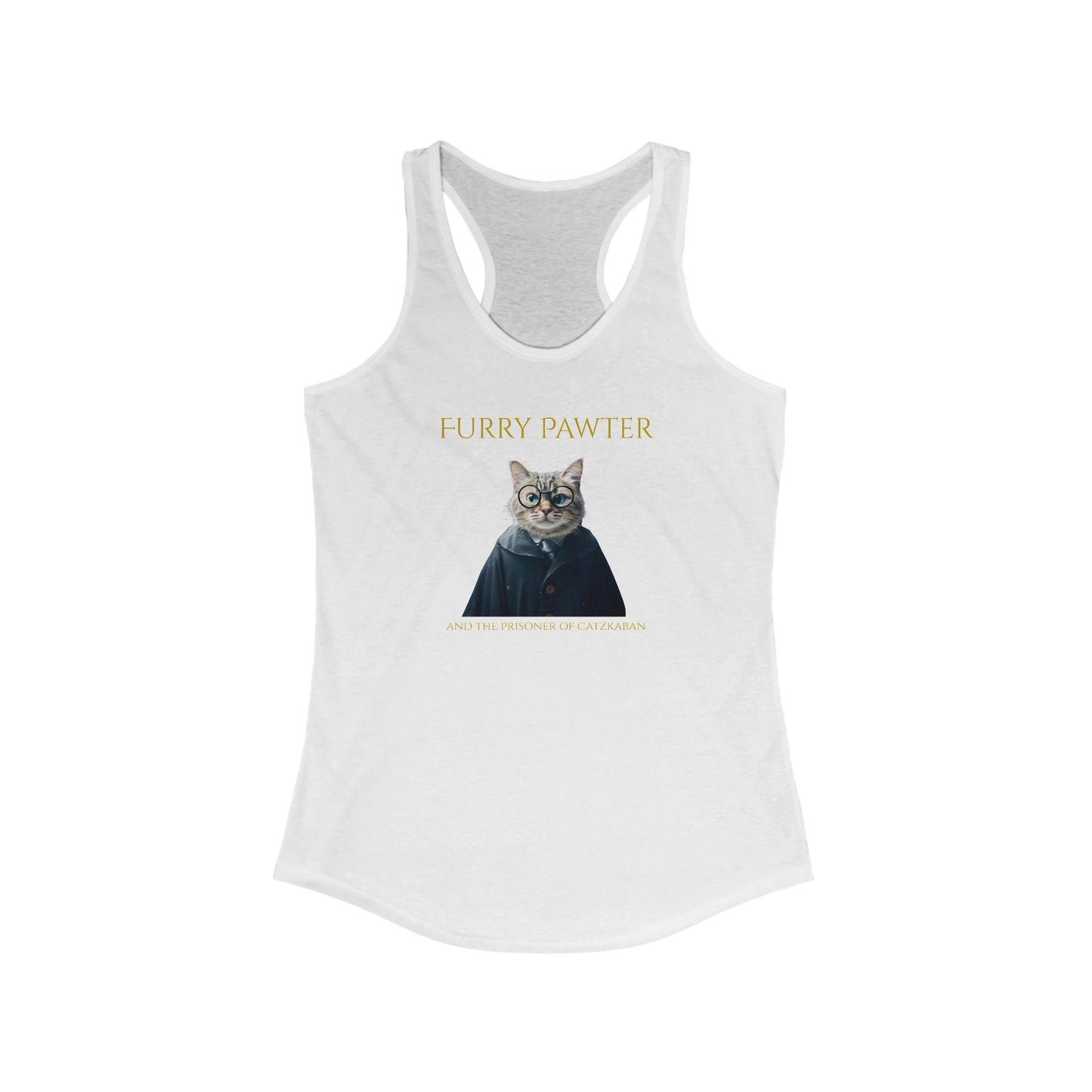 Furry Pawter and the Prisoner of Catzkaban Women's Funny Tank Top