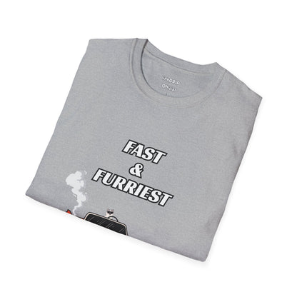 "Fast & Furriest" Funny Cat Tee Shirt