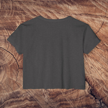 "IntoxiCATed" Crop-Top Shirt for Women