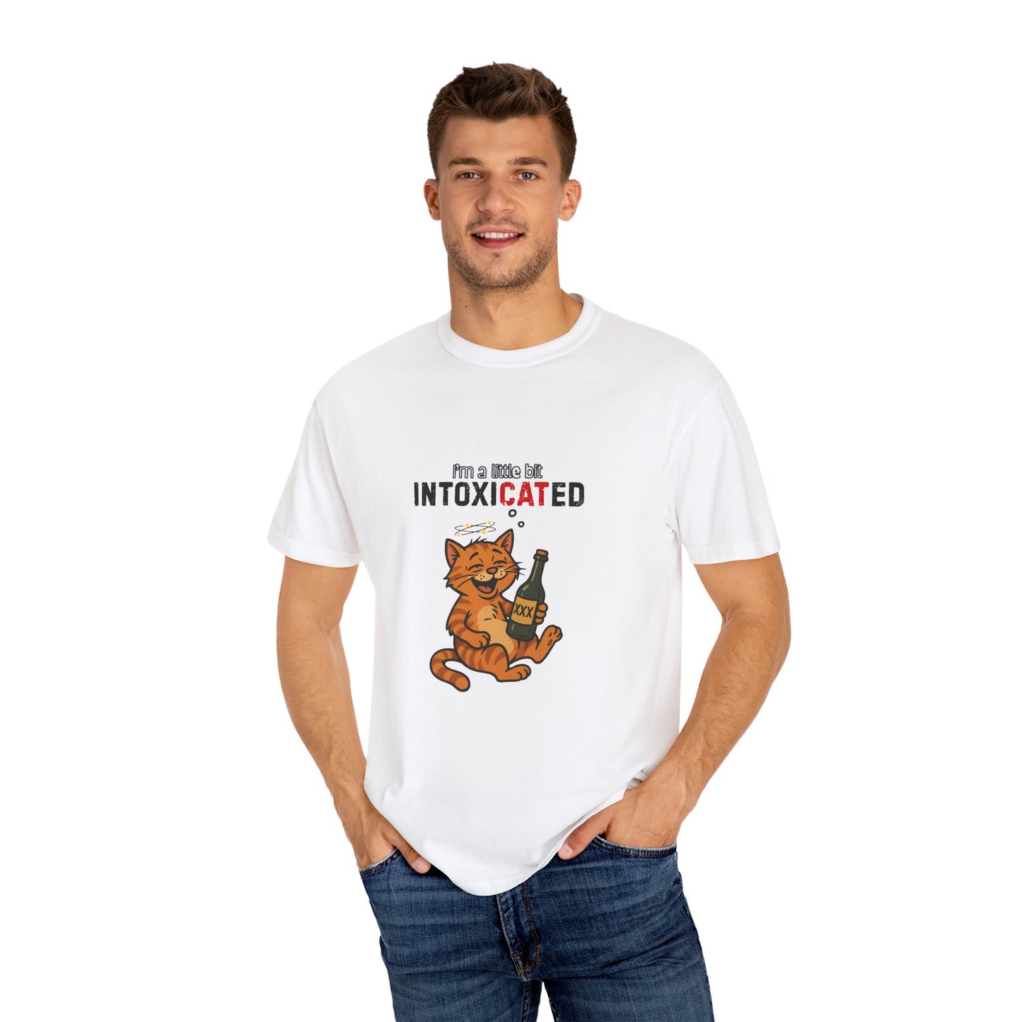 "Intoxi-CAT-ed" Hilarious Cat T-Shirt