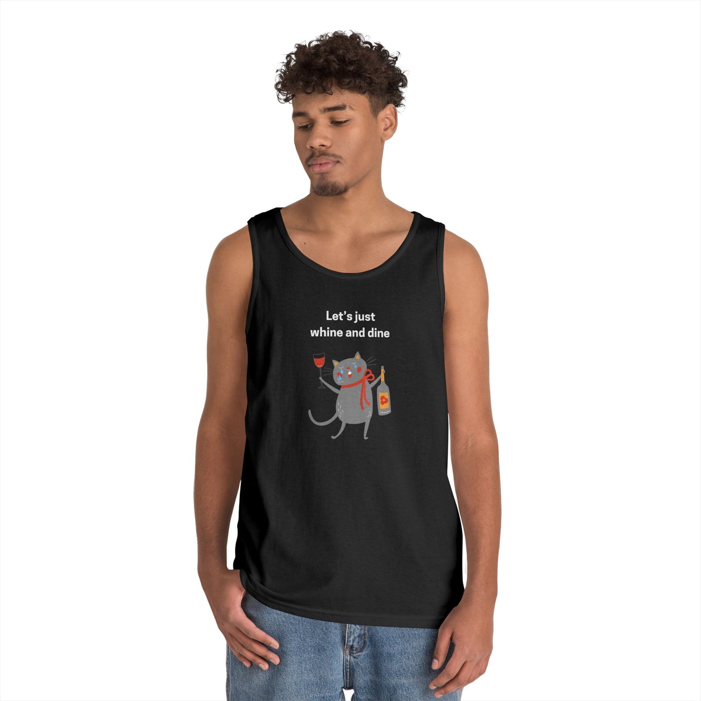 Let's Just Whine and Dine Men's/Unisex Tank Top