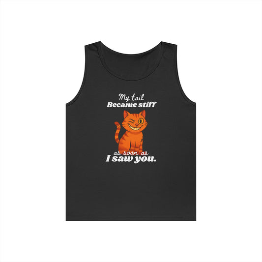 My Tail Got Stiff As Soon As I Saw You Men's/Unisex Edgy Tank Top