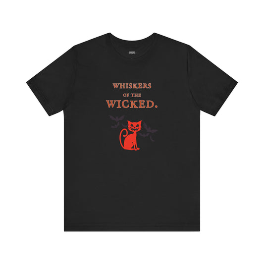 Whiskers of the Wicked Halloween Unisex Shirt